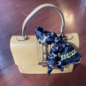 Yellow Aldo tote